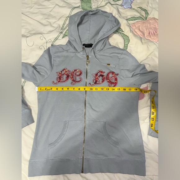 BCBGMaxAzria Gray Fabric with Gold Label - Picture 3 of 6